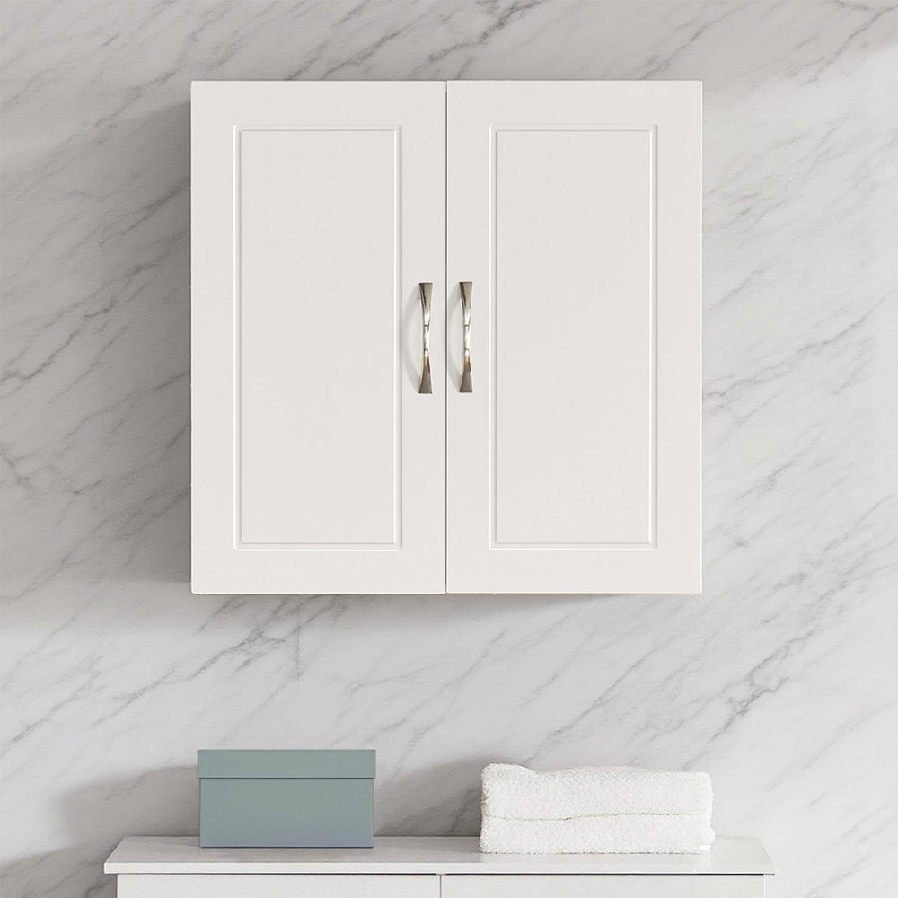 Wall Mount Bathroom & Laundry Storage Cabinet, Wall Size, White