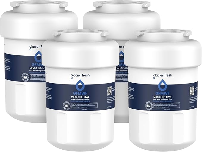 GLACIER FRESH Replacement for MWF Refrigerator Water Filters, SmartWater MWFP by GLACIERFRESH