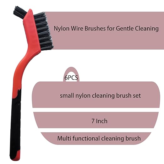 6-Pack Nylon Cleaning Brushes - Image 5