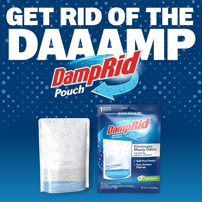 DampRid Fresh Scent Single-Use Pouch Moisture Absorber - Image 8