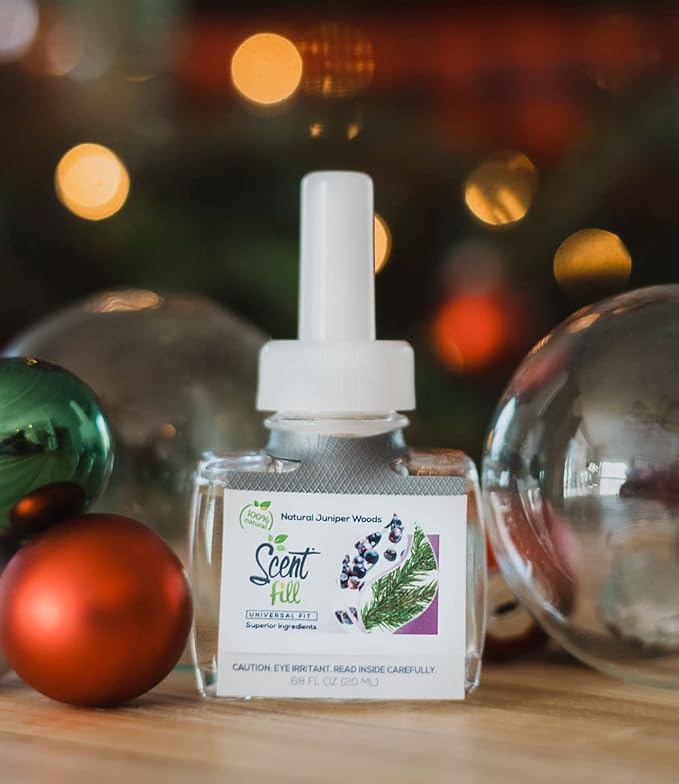 Scent Fill 100% Natural Juniper Woods Plug in Air Freshener, Scented Oil Refills - Image 4