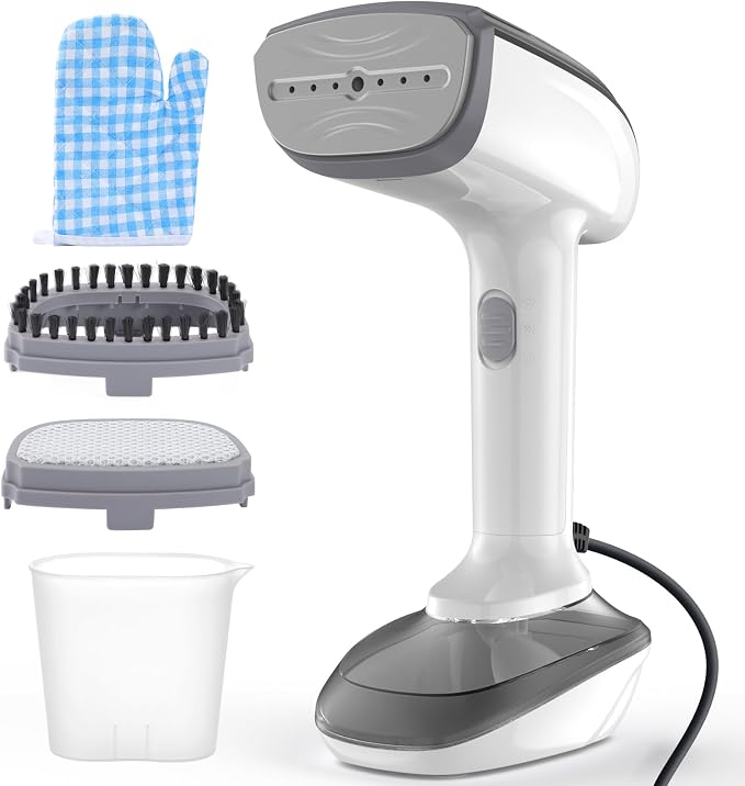 Powerful Handheld Fabric Steamer - 1800W by NTAYDZSW