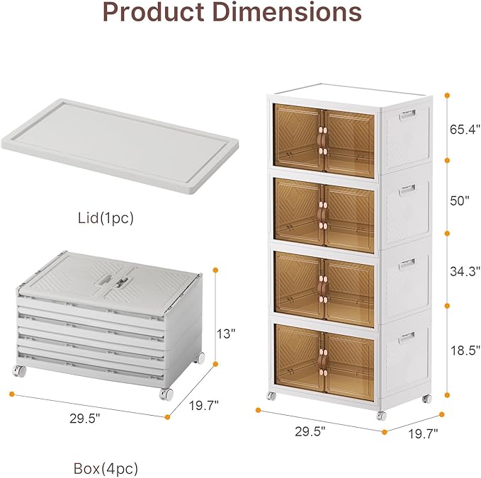 Extra Large Stackable Storage Bins - Image 6