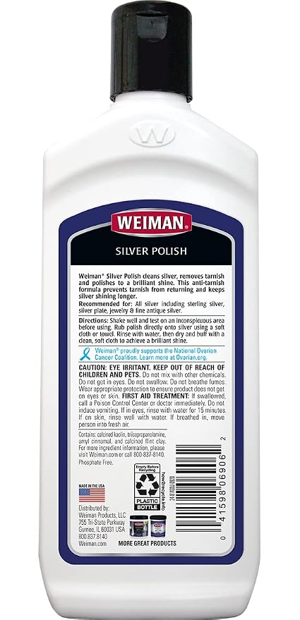 Weiman Silver Polish, 8 ounce Bottles - Image 2