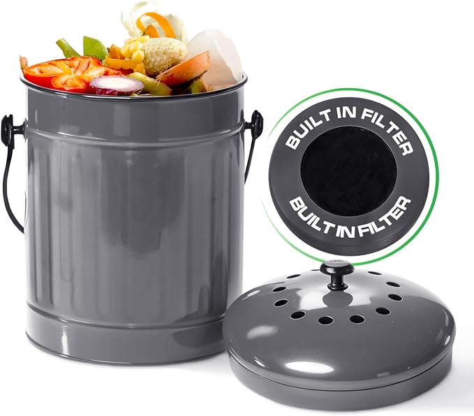 Plexon Countertop Compost Bin Kitchen by Plexon