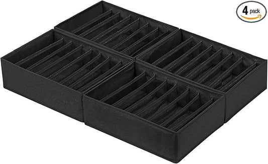 Qozary 4 Pack Drawer Organizers by Qozary