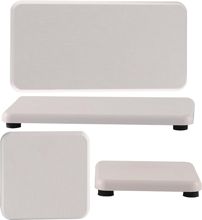 Set of 4 Water Absorbent Diatomite Coasters, Diatomaceous Earth Kitchen Soap by NiuYichee