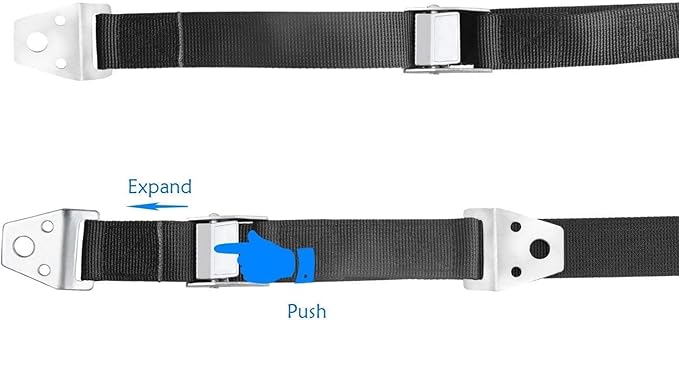 TV and Furniture Anti Tip Straps, Metal Heavy Duty TV Straps Child Safety - Image 9
