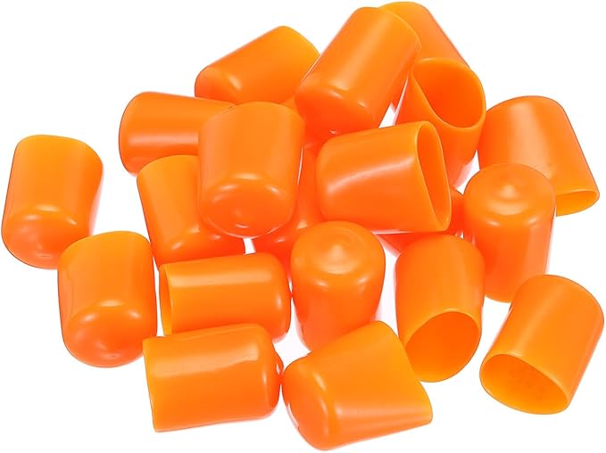 uxcell 20pcs Rubber End Caps 19mm ID Vinyl PVC Round Tube Bolt Cap Cover Screw - Image 4