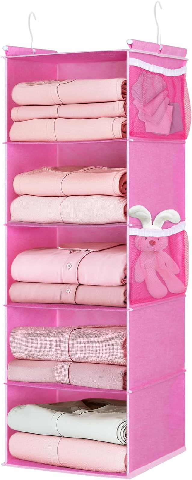 MAX Houser 5-Shelf Hanging Closet Organizer, Hanging Storage Shelves by MAXHouser