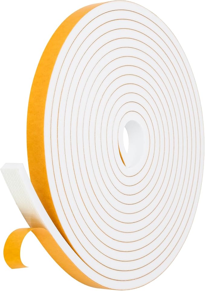 Weather Stripping Door Seal Strip, Strong Adhesive, Lightproof, Soundproof by Amzjjle