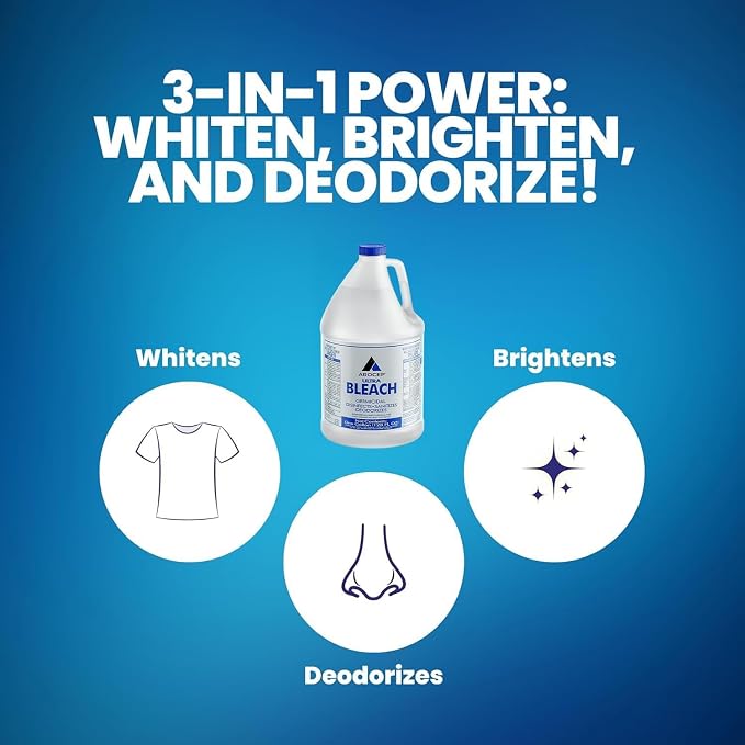Kik Ultra Bleach, 1 Gallon Jugs and Cleaning sponge - Image 3