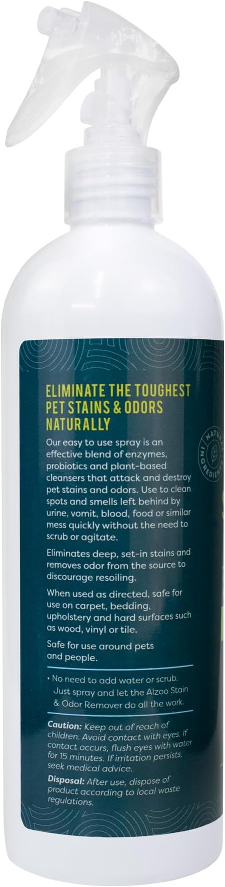 ALZOO Stain & Odor Remover, Quickly Lifts & Dissolves Pet Stains & Helps - Image 5