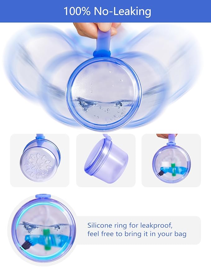 Large Denture Case, No-Leak Denture Container Cups - Image 5
