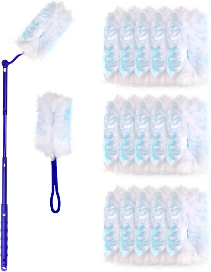 180° Dusters Multi Surface Duster Refills Kit Extender Handle by UKEENORHomeCleansingSolution