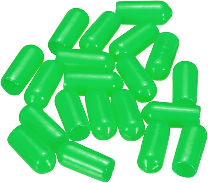 uxcell 20pcs Rubber End Caps 6mm ID Vinyl PVC Round Tube Bolt Cap Cover Screw - Image 4