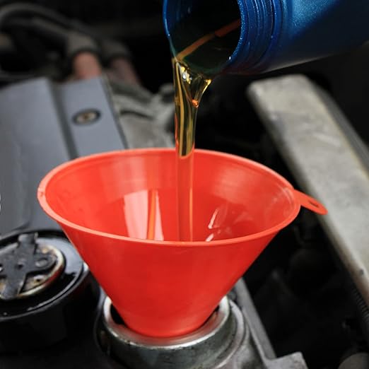 XhjzgcTec 8 Pcs Plastic Funnel Set, Oil Funnels - Image 5