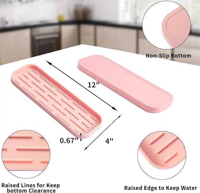 Silicone Kitchen Sink Organizer Tray - Image 2