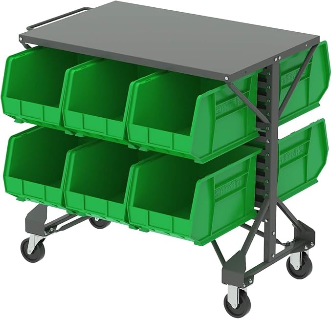 Akro-Mils 30260 AkroBins Plastic Storage Bins, Space-Saving Stackable Bins - Image 6