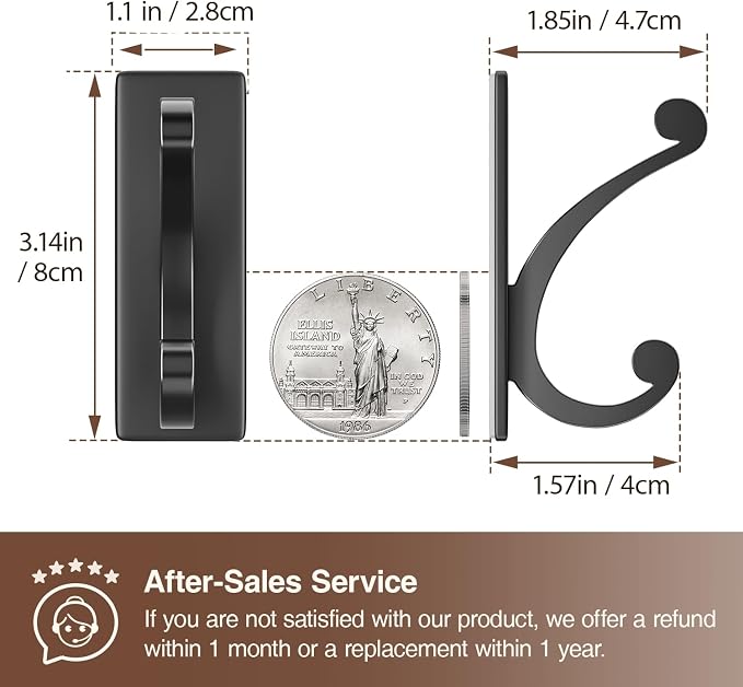 Adhesive Wall Hook for Towel/Coat - Image 3