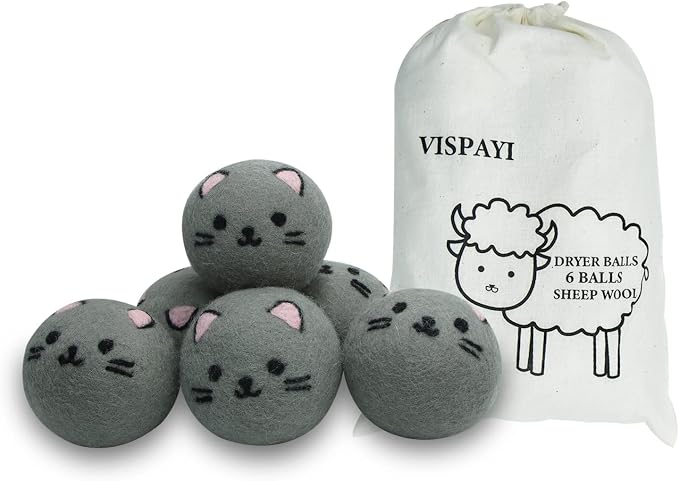 Dryer Balls Laundry Reusable by Vispayi