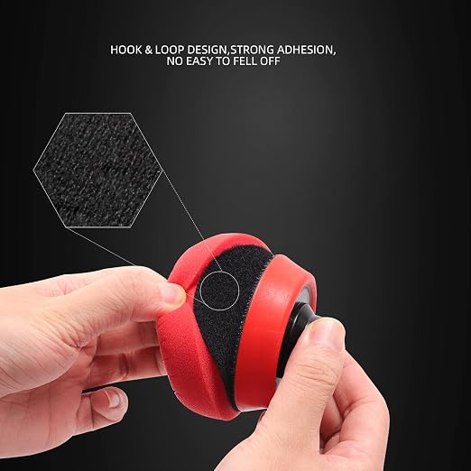 Red Finish Polishing Pads, Buffing Pads, SPTA 1Pcs 3.5 Inch Face - Image 5
