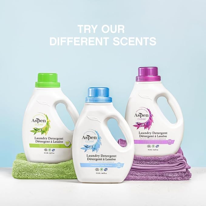 AspenClean Natural Laundry Detergent Lavender & Lemongrass - Image 4