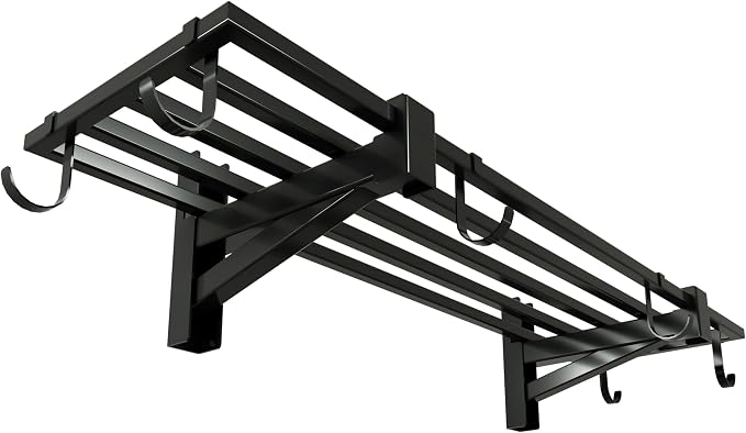 1-Pack Garage Wall Shelving, Heavy Duty Garage Storage Shelves, Wall Mounted - Image 2