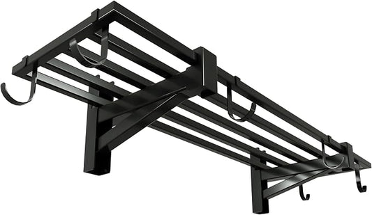1-Pack Garage Wall Shelving, Heavy Duty Garage Storage Shelves, Wall Mounted - Image 2