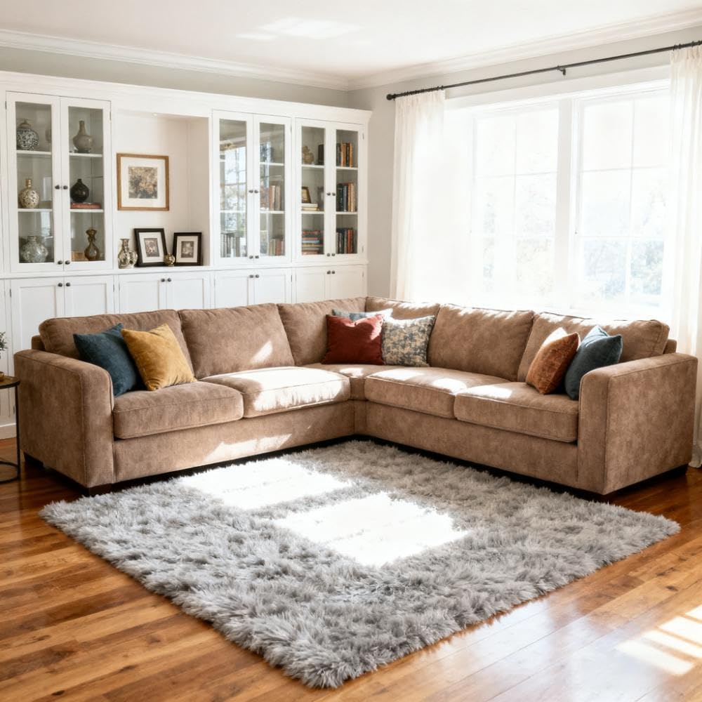LazyMe Universal Sectional Sofa Interlocking, Sectional Couch Connectors, Sofa Connector Bracket with Hardware- 4 Sets, 8 Pieces