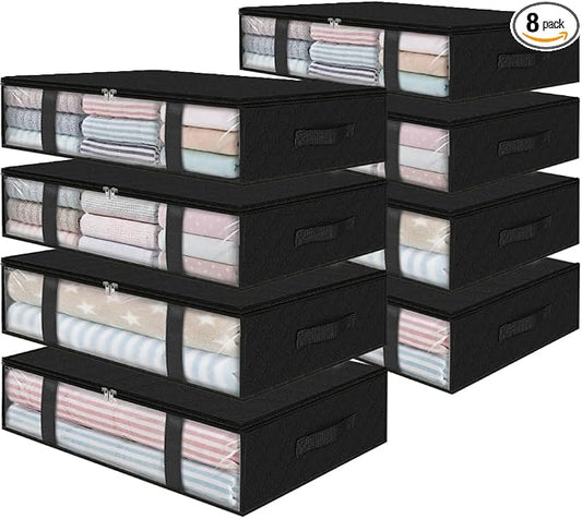 StorageRight Under Bed Storage Bins, Breathable Organizer by StorageRight
