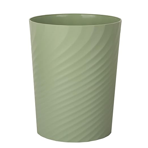 UUJOLY Plastic Small Trash Can Wastebasket, Garbage Container Basket by UUJOLY