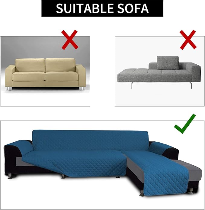 Easy-Going Sofa Slipcover L Shape Sofa Cover Sectional Couch Cover Furniture - Image 4