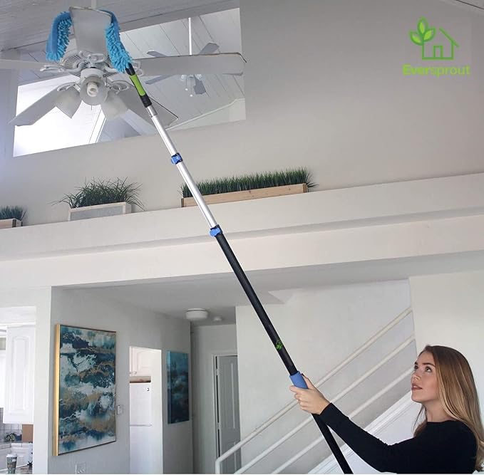EVERSPROUT 20+ Foot High Reach Flexible Microfiber Ceiling & Fan Duster | - Image 3