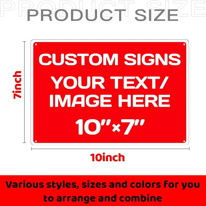 Personalized Aluminum Metal Signs - Image 2