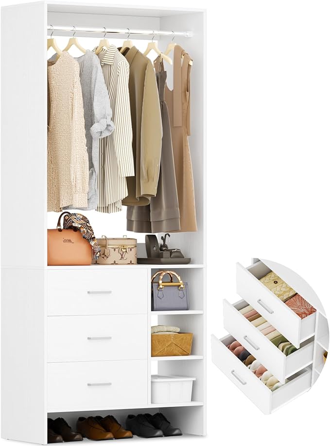 Aheaplus 2.5FT Closet System by Aheaplus