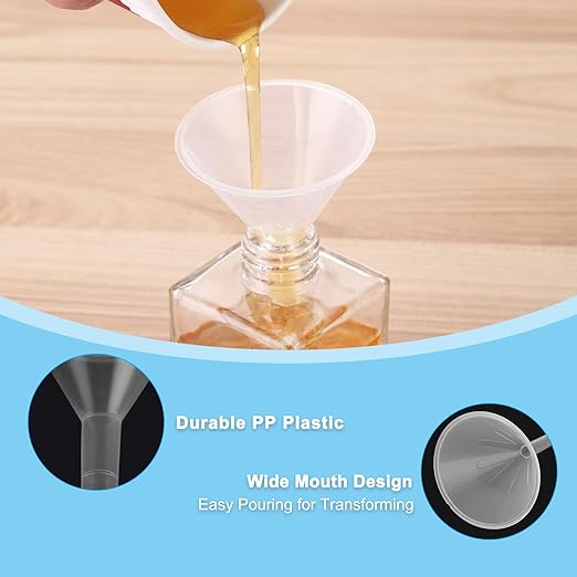 PATIKIL 3.5 Inch Clear Plastic Funnel - Image 3