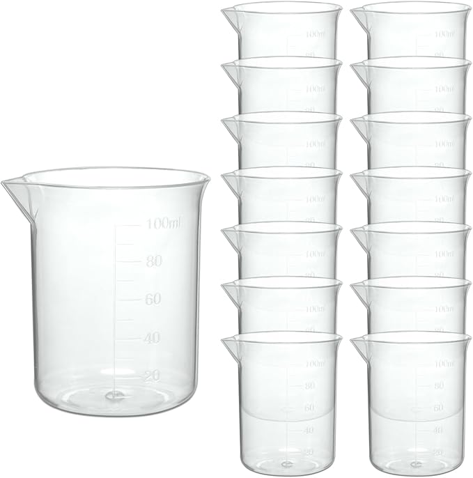 Plastic Measuring Cups, for Liquid Measurement and Scientific Experiments by Unknown
