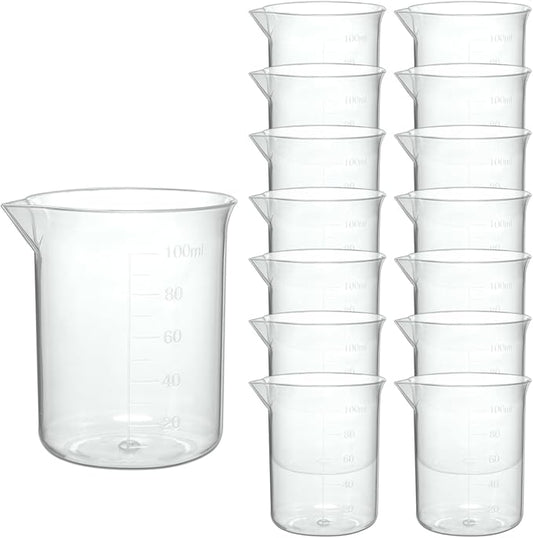 Plastic Measuring Cups, for Liquid Measurement and Scientific Experiments by Unknown