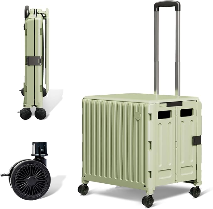 Heavy Duty Rolling Cart for Stairs：Collapsible Utility Crate - Image 2