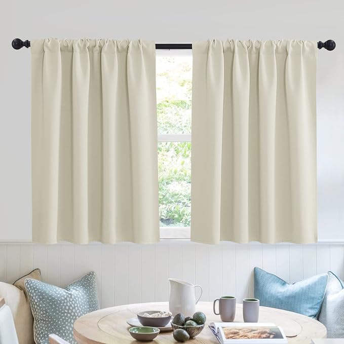 RYB HOME Short Curtains for Bedroom by RYBHOME