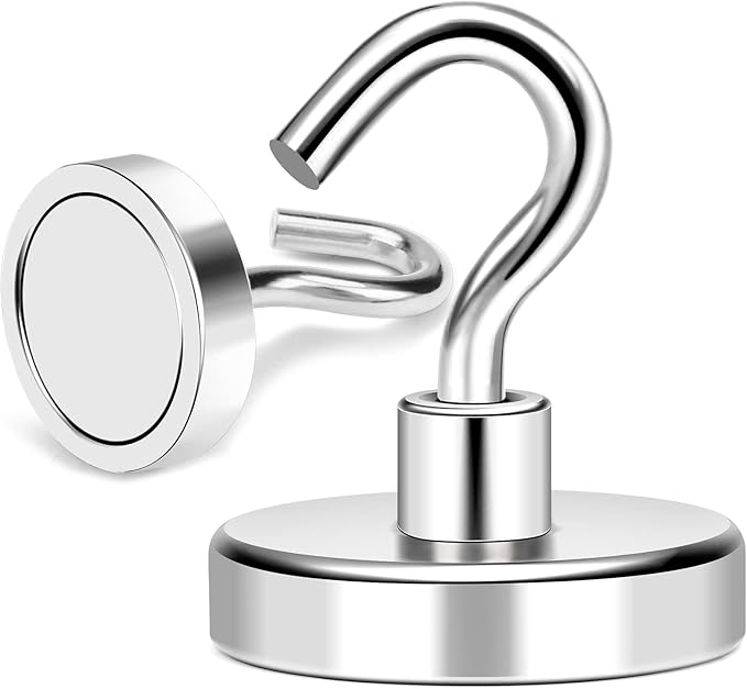 MIKEDE Magnetic Hooks Heavy Duty, 170Lbs+ Super Strong Magnet Hooks - Image 6