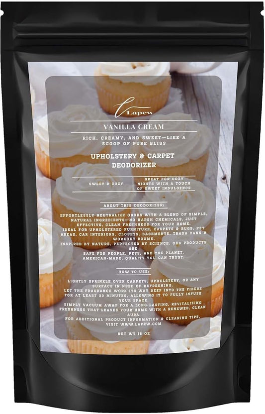 Vanilla Cream Carpet Deodorizer Powder by Lapew