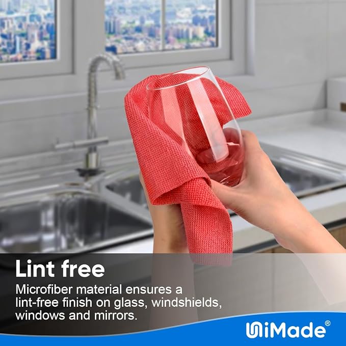 Shop Towel Rag, 200 Pack Reusable Rags Bulk Microfiber Cleaning Cloth Lint Free - Image 4