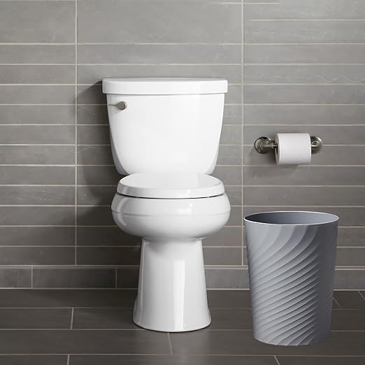 2 Pcak Small Bathroom Trash Can 1.8 Gallon Waste Basket Garbage Can - Image 8