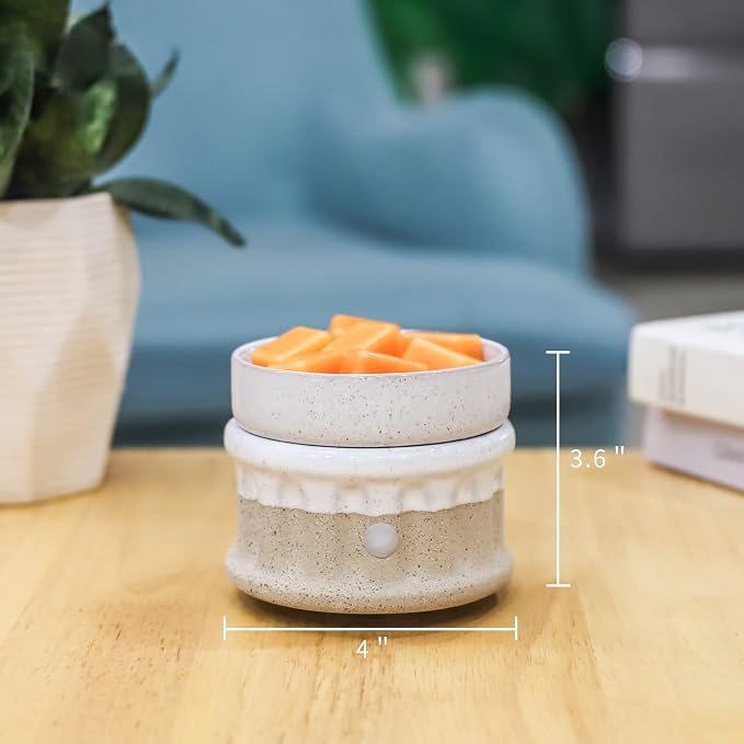 Ceramic Wax Melt Warmer - 3 in 1 Smokeless and Flameless Electric Wax Warmer - Image 5