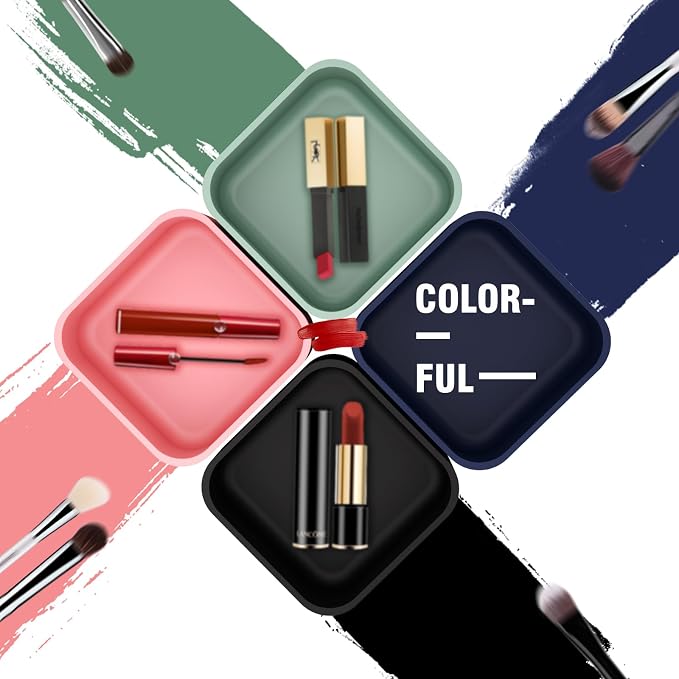 11-Piece Stackable Drawer Organizer Set, Stationery, Utensils in Bathroom - Image 9