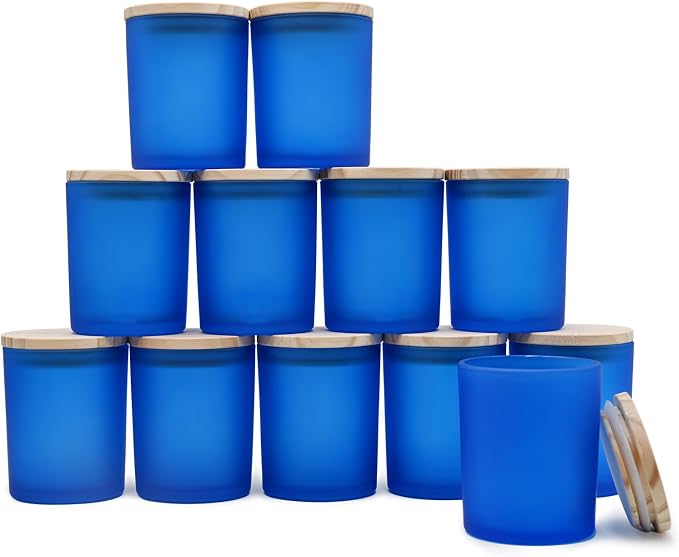 Thick Candle Jars for Making Candles 12 Pcs, 7 OZ Empty Jars by Showin