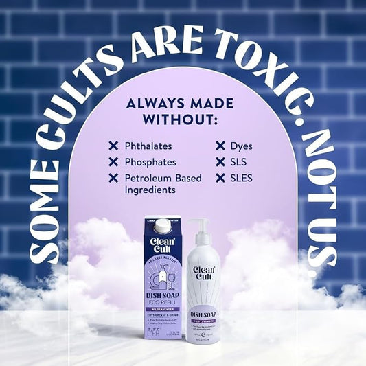 Bundle of Cleancult Dish Soap Liquid Refills Wild Lavender + Cleancult -Wild - Image 2