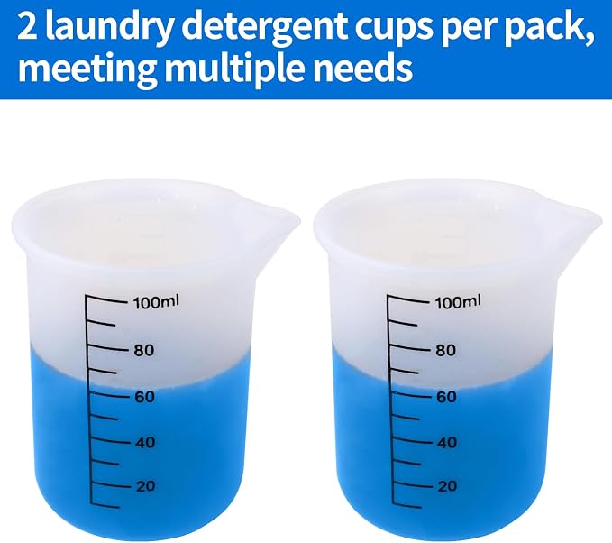 Laundry detergent cup, silicone laundry detergent measuring cup, washable - Image 5